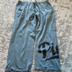 Pink sweatpants large